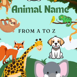 animal names a to z e book pdf