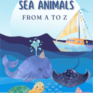sea animal names a to z – kids ebook (pdf & printable)